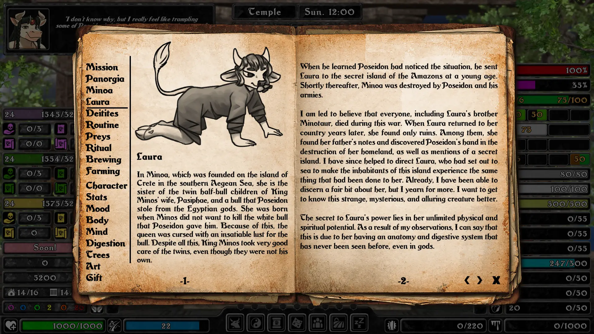 Testament of Minos gameplay screenshot 17 (Unity adult game) by Drages Animations – free download
