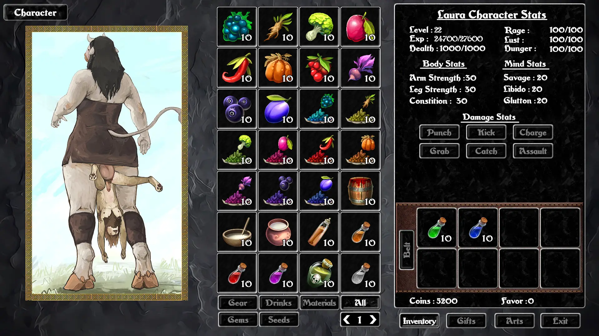 Testament of Minos gameplay screenshot 14 (Unity adult game) by Drages Animations – free download