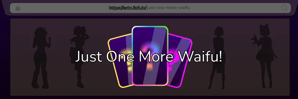 Just One More Waifu! cover 0.0.1 – Ren'Py adult game by ExTx free download