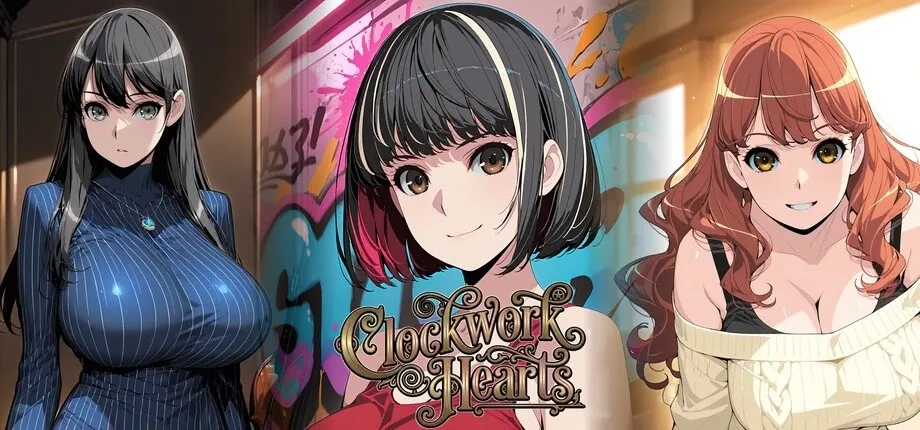 Clockwork Hearts cover 7.0 – Ren'Py adult game by Creamhouse free download
