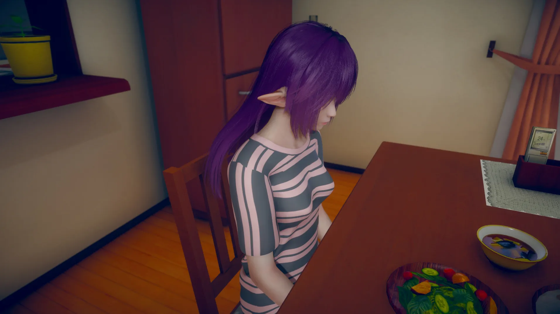 Ephemeral Being gameplay screenshot 2 (Ren'Py adult game) by The Absent – free download