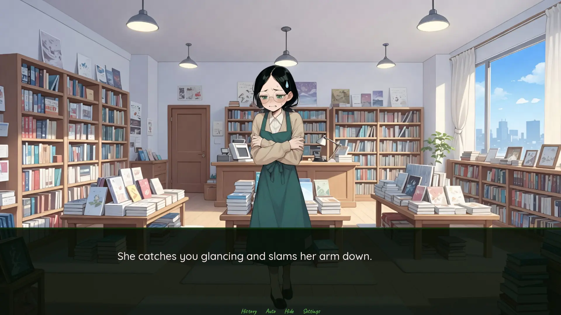 Untapped Inventory Night gameplay screenshot 2 (Ren'Py adult game) by KingCrescente – free download