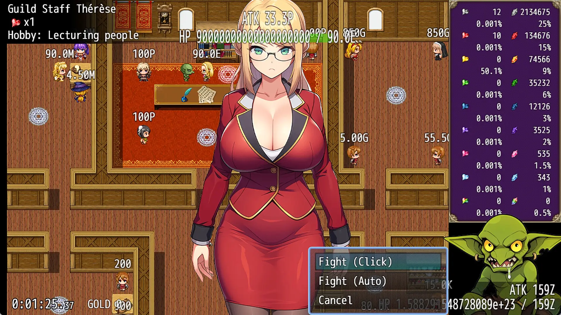 Multiplier Goblin gameplay screenshot 2 (RPGM adult game) by Ketchup AjiNo Mayonnaise – free download