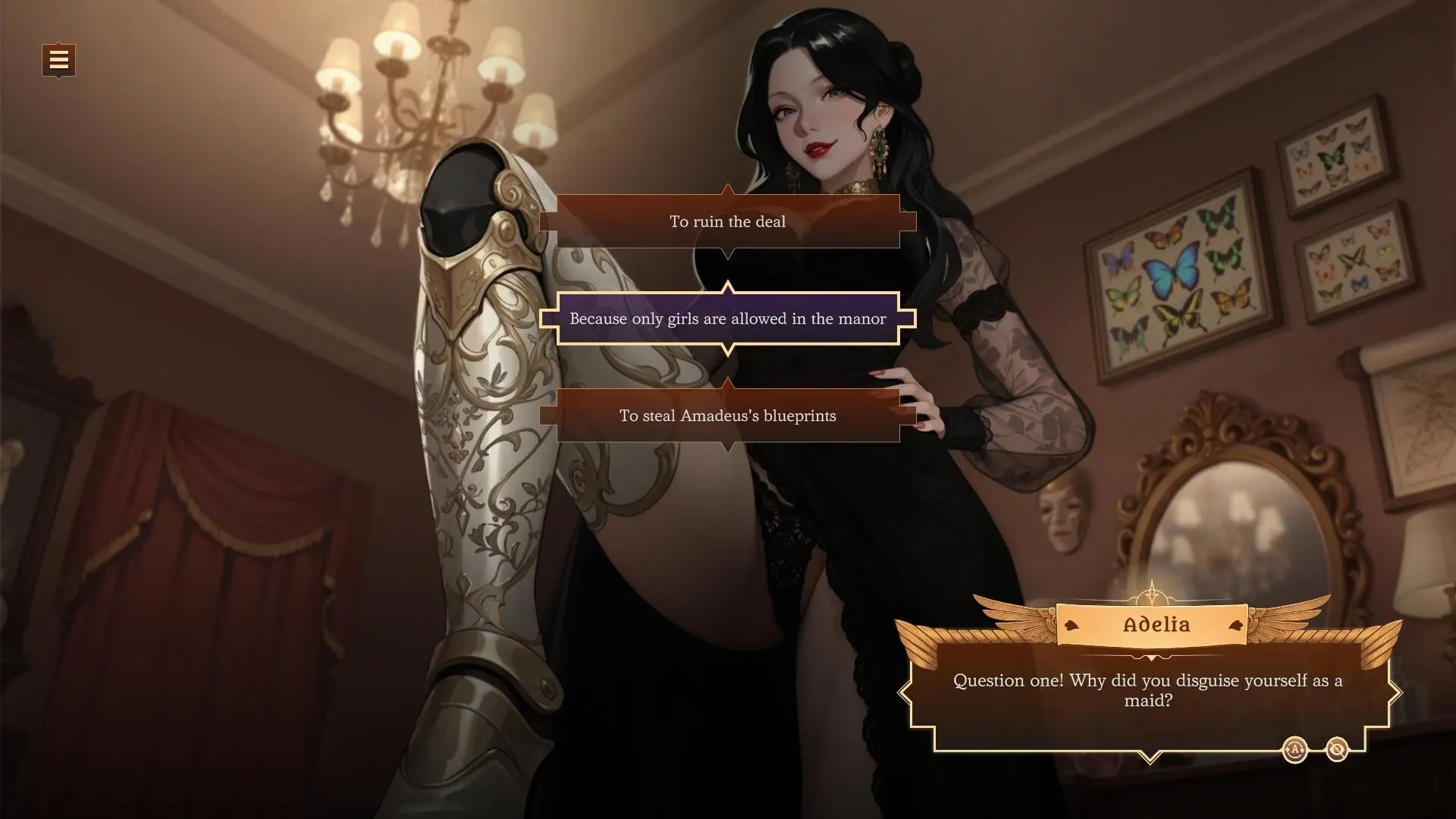Lust Manor: Leona’s Secret gameplay screenshot 12 (Unity adult game) by Kinky Business Group – free download