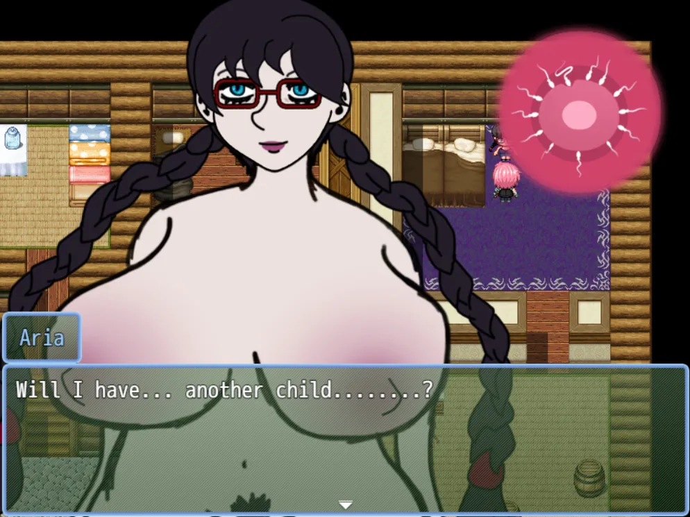 Aria Mountain Window gameplay screenshot 1 (RPGM adult game) by moriAPC – free download