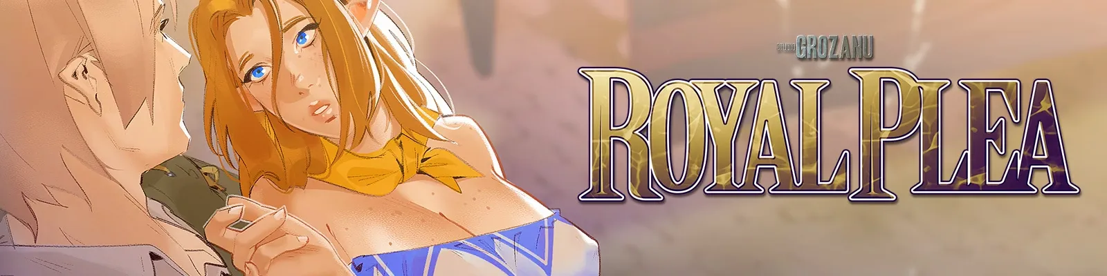 Royal Plea cover 0.1 – Ren'Py adult game by Studio Grozanu free download