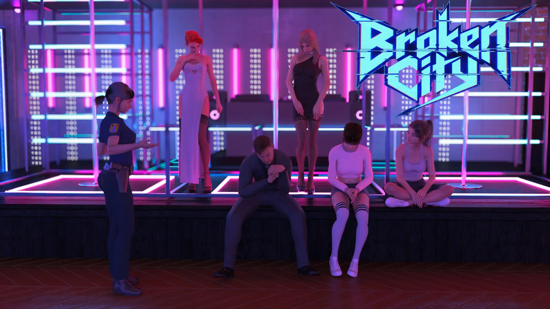 Broken City cover Chapter 1 - v0.1 – Ren'Py adult game by Fullchill free download