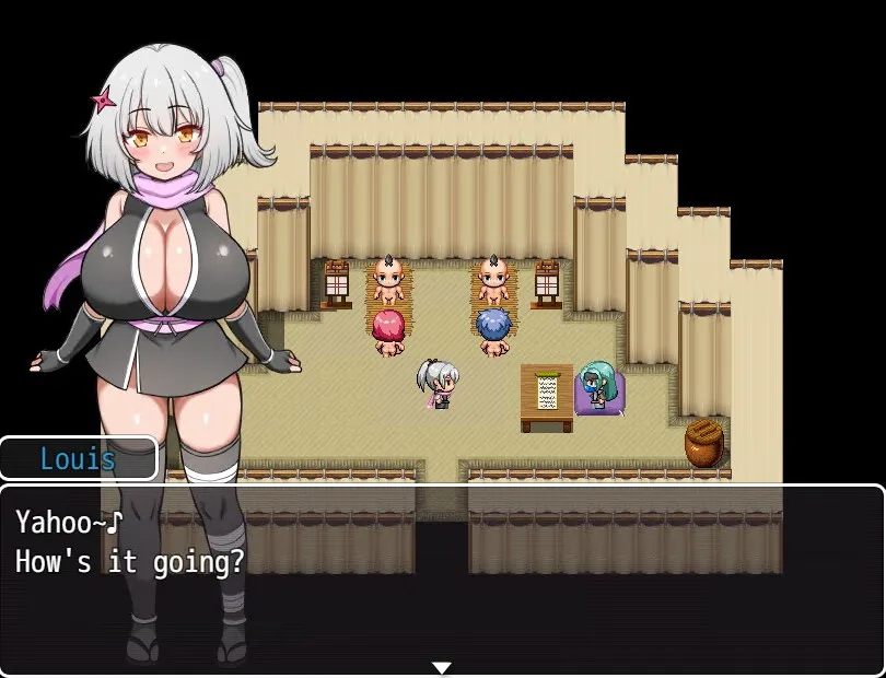 Sanjo! Paizuri Ninja! ~Ijiwaru VS Amayakashi~ gameplay screenshot 2 (RPGM adult game) by NewStation – free download