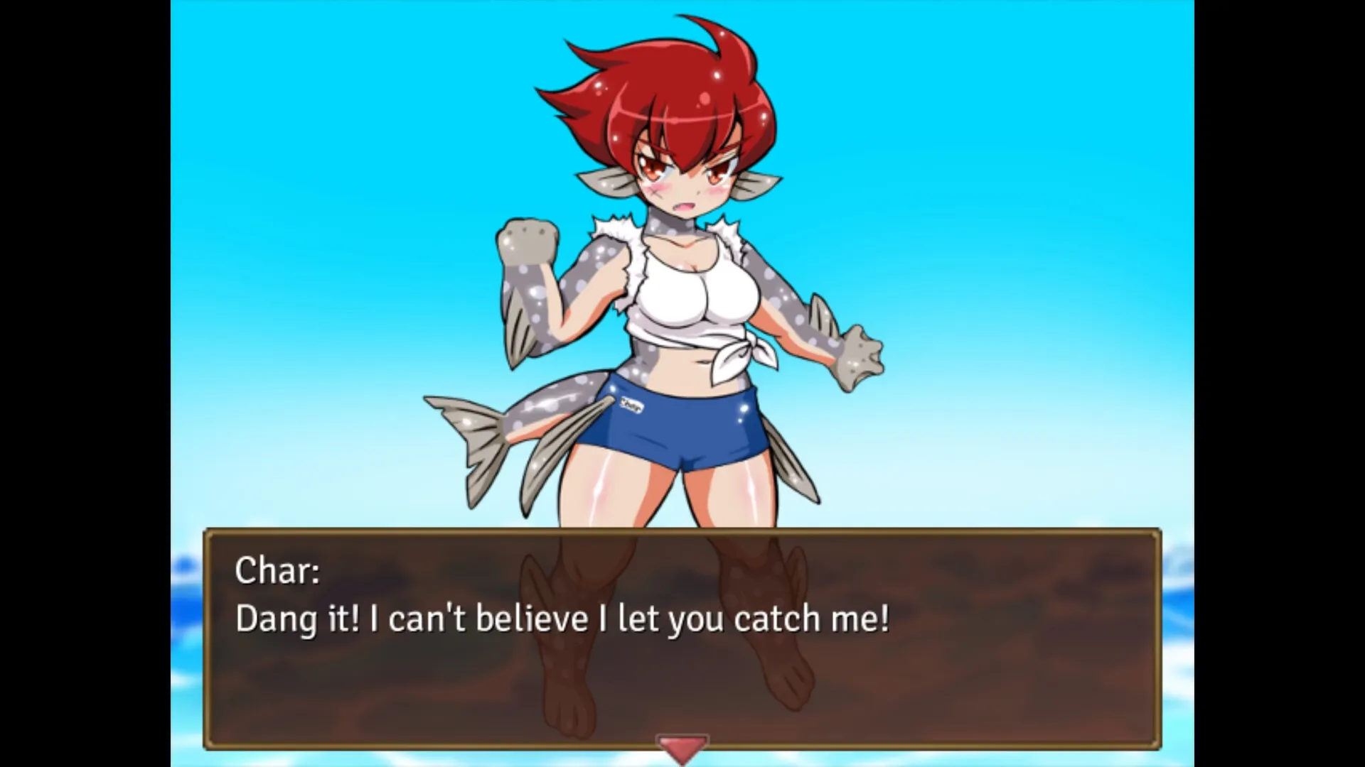 Legend of the Master Baiter Origins: Gills Gone Wild gameplay screenshot 5 (Wolf RPG adult game) by BigWednesday – free download