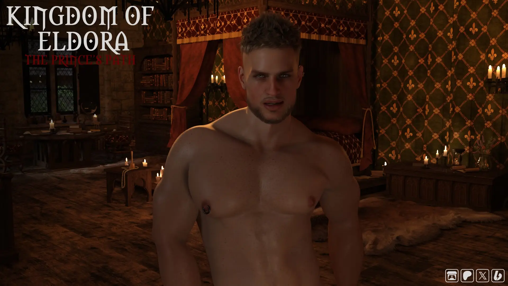 Kingdom of Eldora – Way of the Prince gameplay screenshot 1 (Others adult game) by Men's house – free download