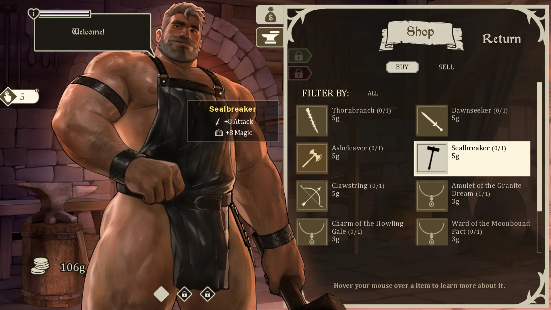 Druid of Hungwood gameplay screenshot 3 (Ren'Py adult game) by Y Press Games – free download