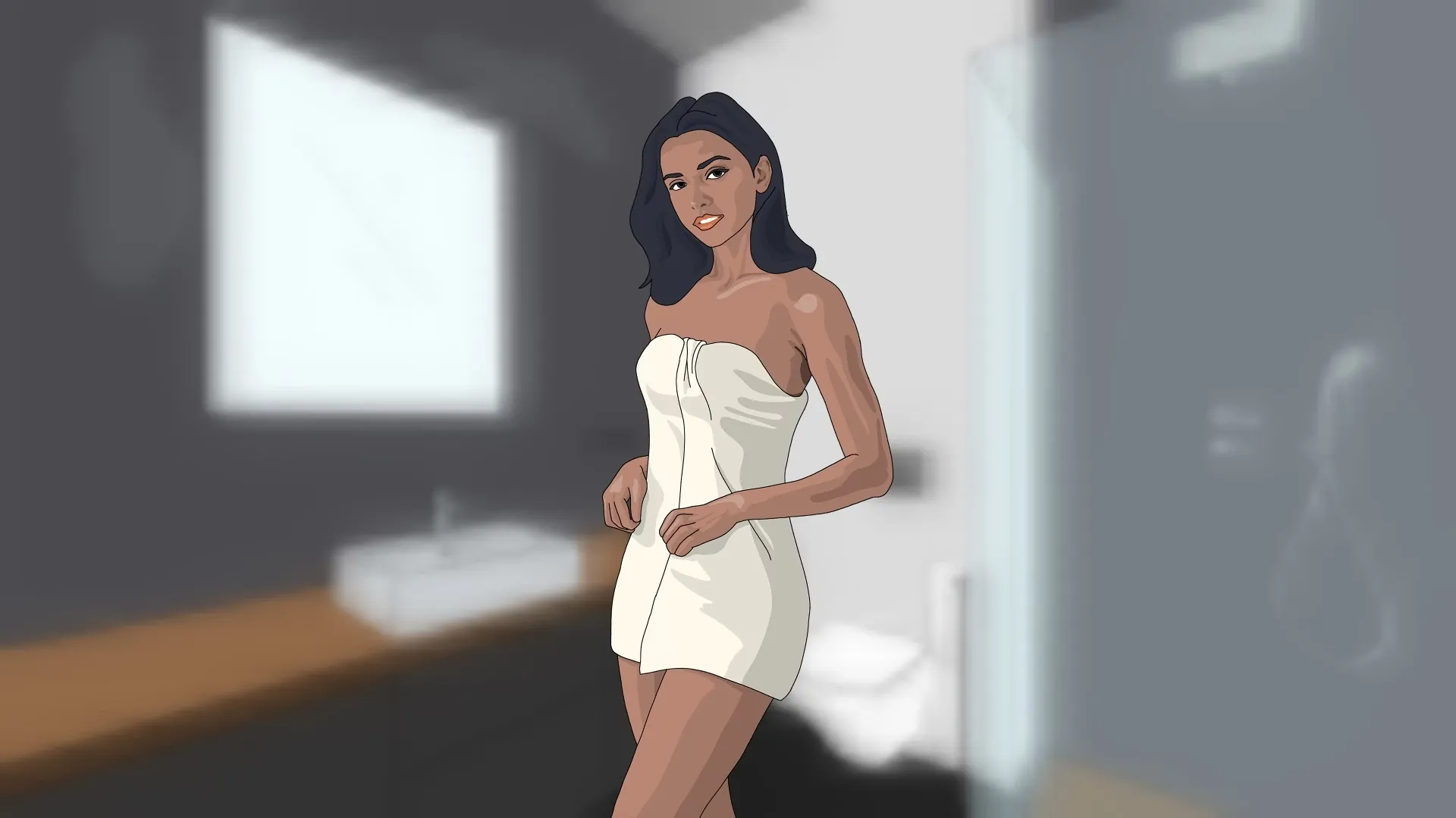 Amanda’s Temptation gameplay screenshot 1 (Ren'Py adult game) by LifeLine Studio – free download