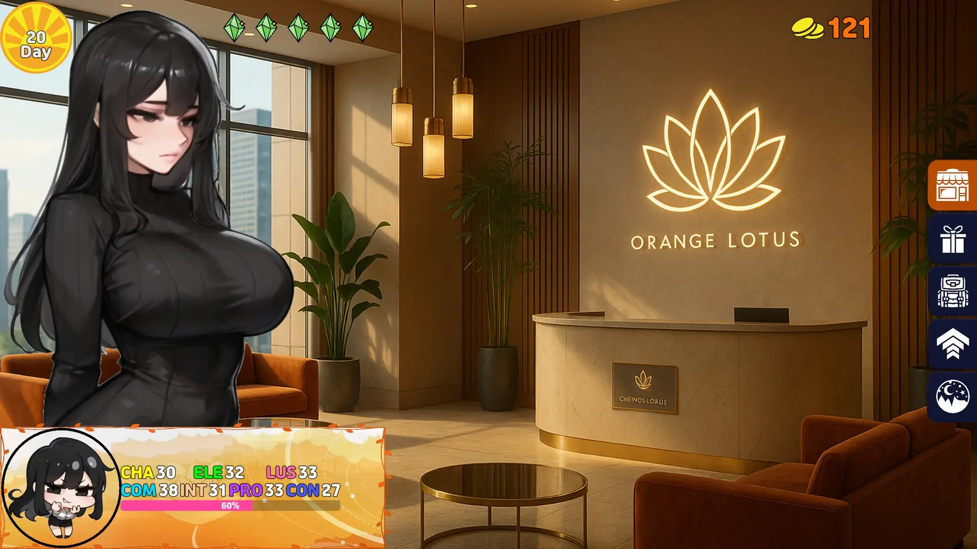Orange Lotus gameplay screenshot 5 (Others adult game) by Ctrl+Z Games – free download