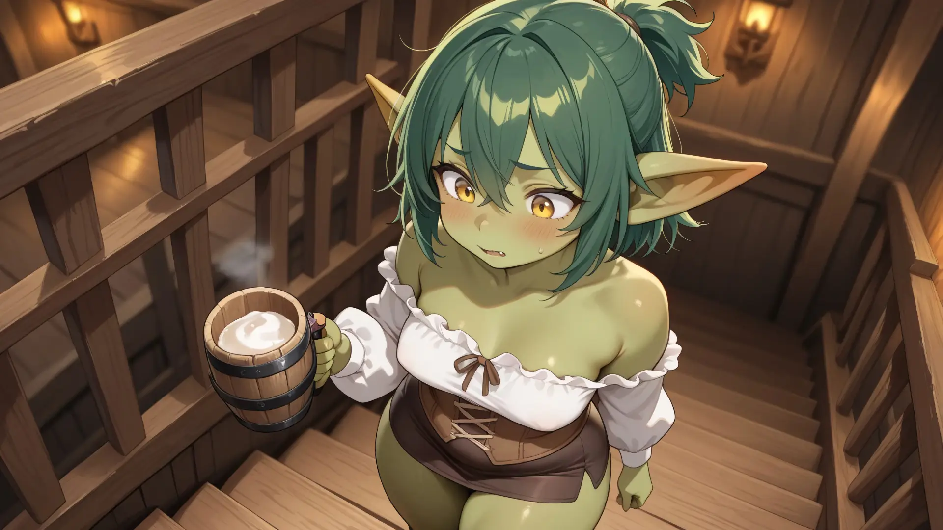 I’m a fat bastard who reincarnated as a THICC goblin girl gameplay screenshot 1 (Others adult game) by Jojoyzu – free download