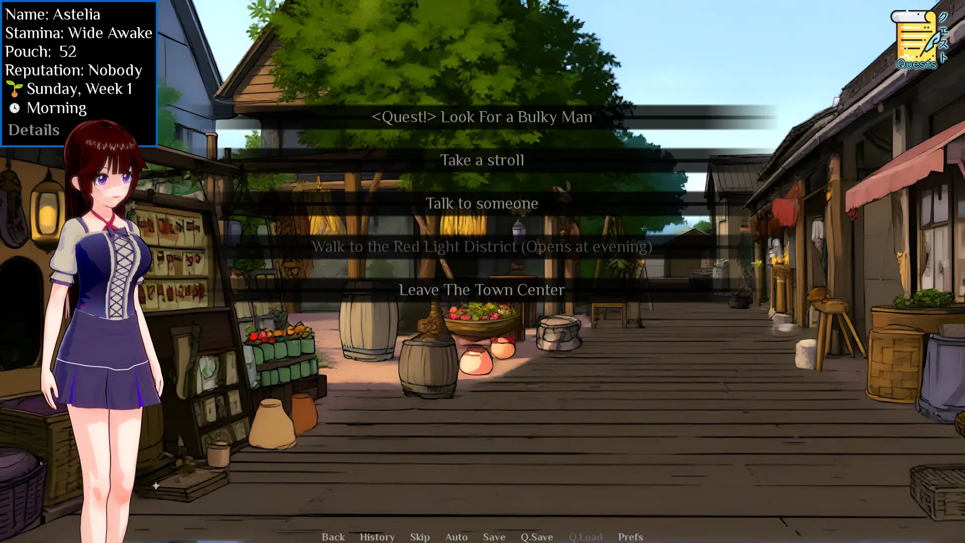 Lancia di Luna gameplay screenshot 5 (Ren'Py adult game) by Red Tea – free download