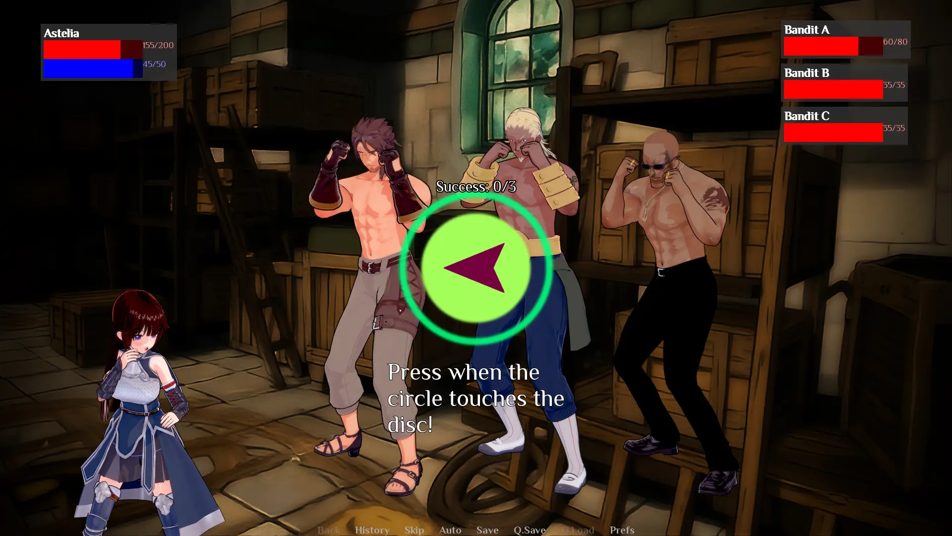 Lancia di Luna gameplay screenshot 1 (Ren'Py adult game) by Red Tea – free download