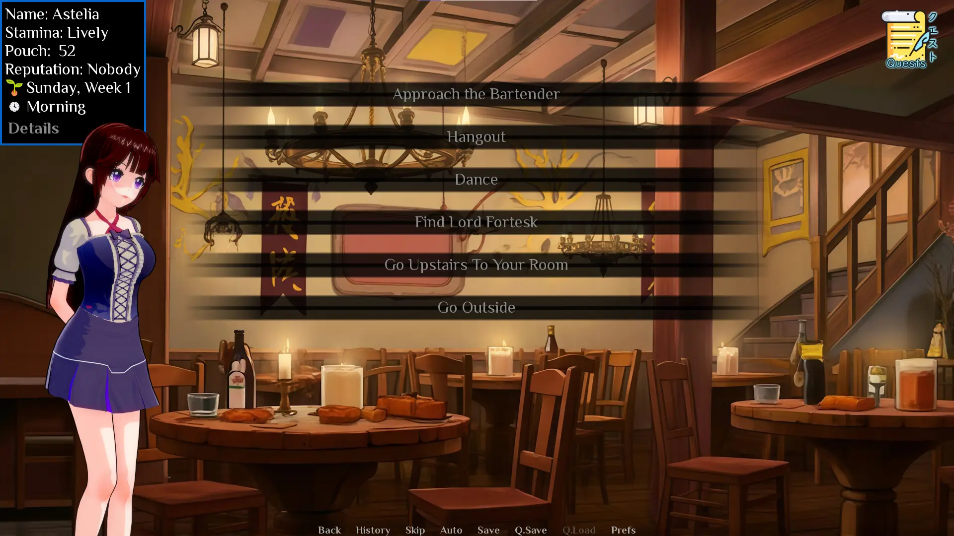 Lancia di Luna gameplay screenshot 9 (Ren'Py adult game) by Red Tea – free download