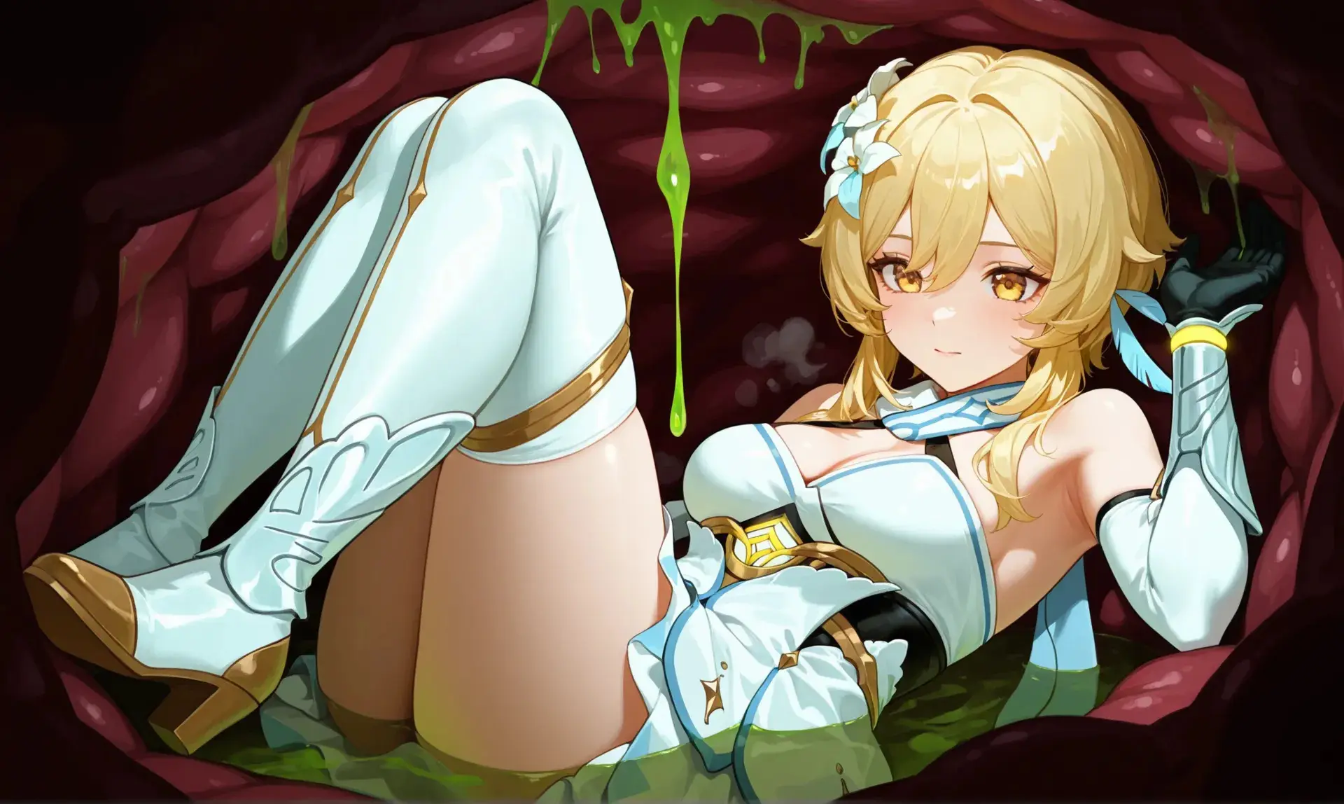 Vorish Impact gameplay screenshot 2 (Ren'Py adult game) by Fetishesist – free download