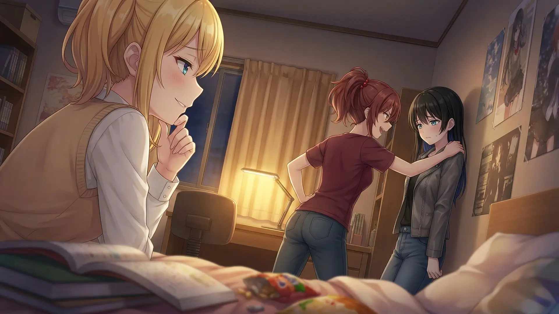 The Brightest Neon – Semitone Resonance gameplay screenshot 1 (Ren'Py adult game) by DomDot – free download