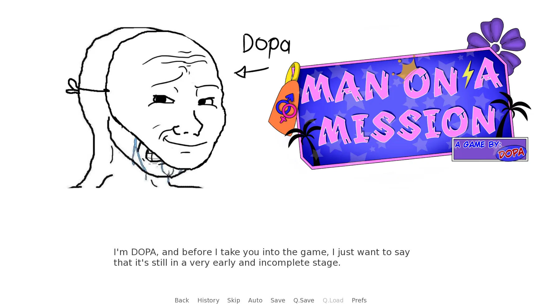 Man On A Mission gameplay screenshot 6 (Ren'Py adult game) by DOPA – free download