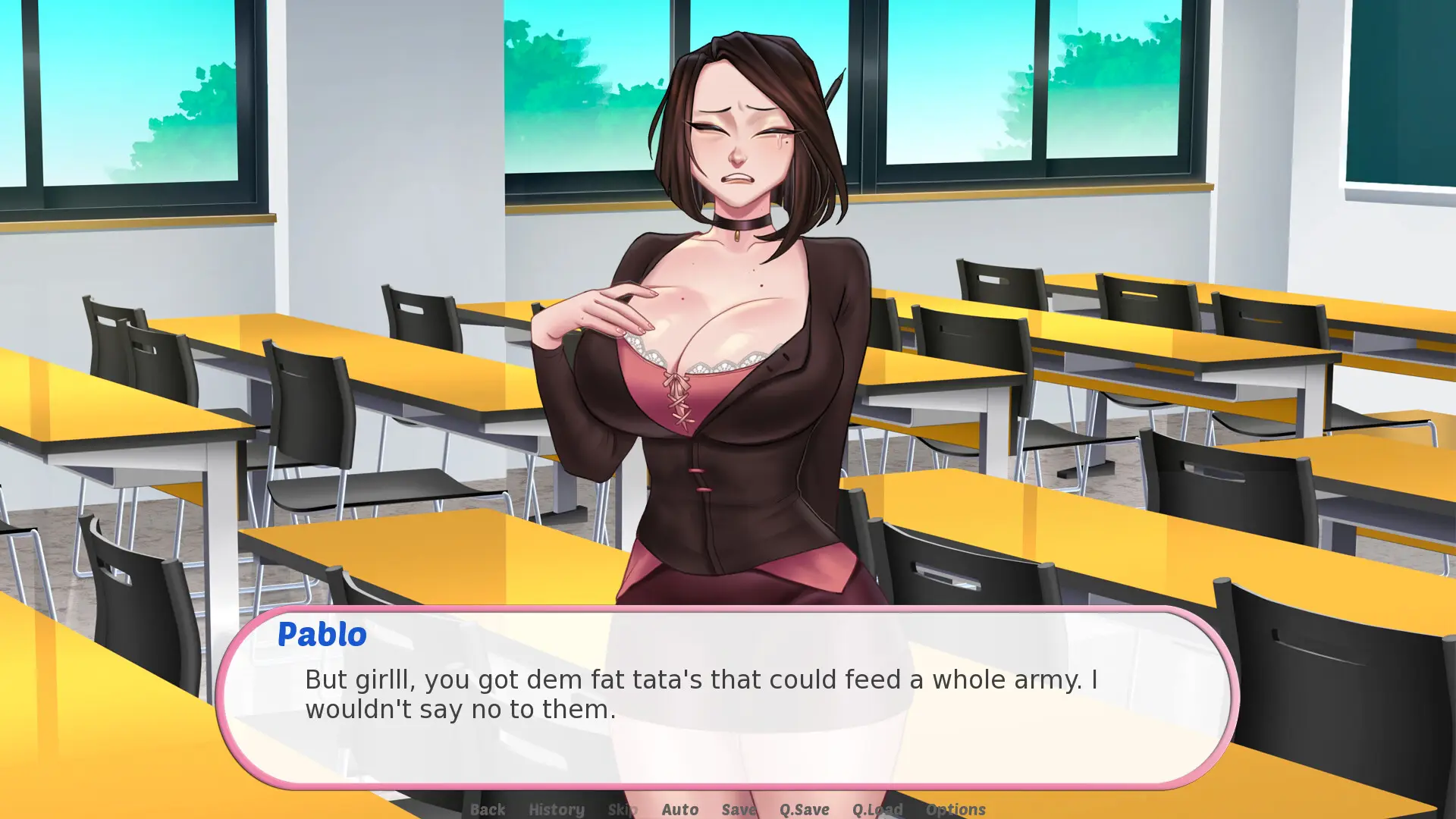 Big Tiddy Moms to the Rescue gameplay screenshot 1 (Ren'Py adult game) by Paul Rodenburg – free download