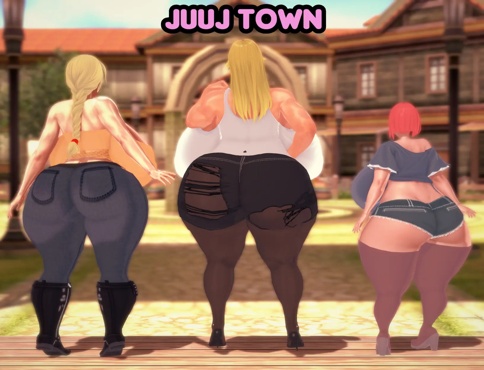 Juuj Town cover 1.0 – RPGM adult game by Juujia free download
