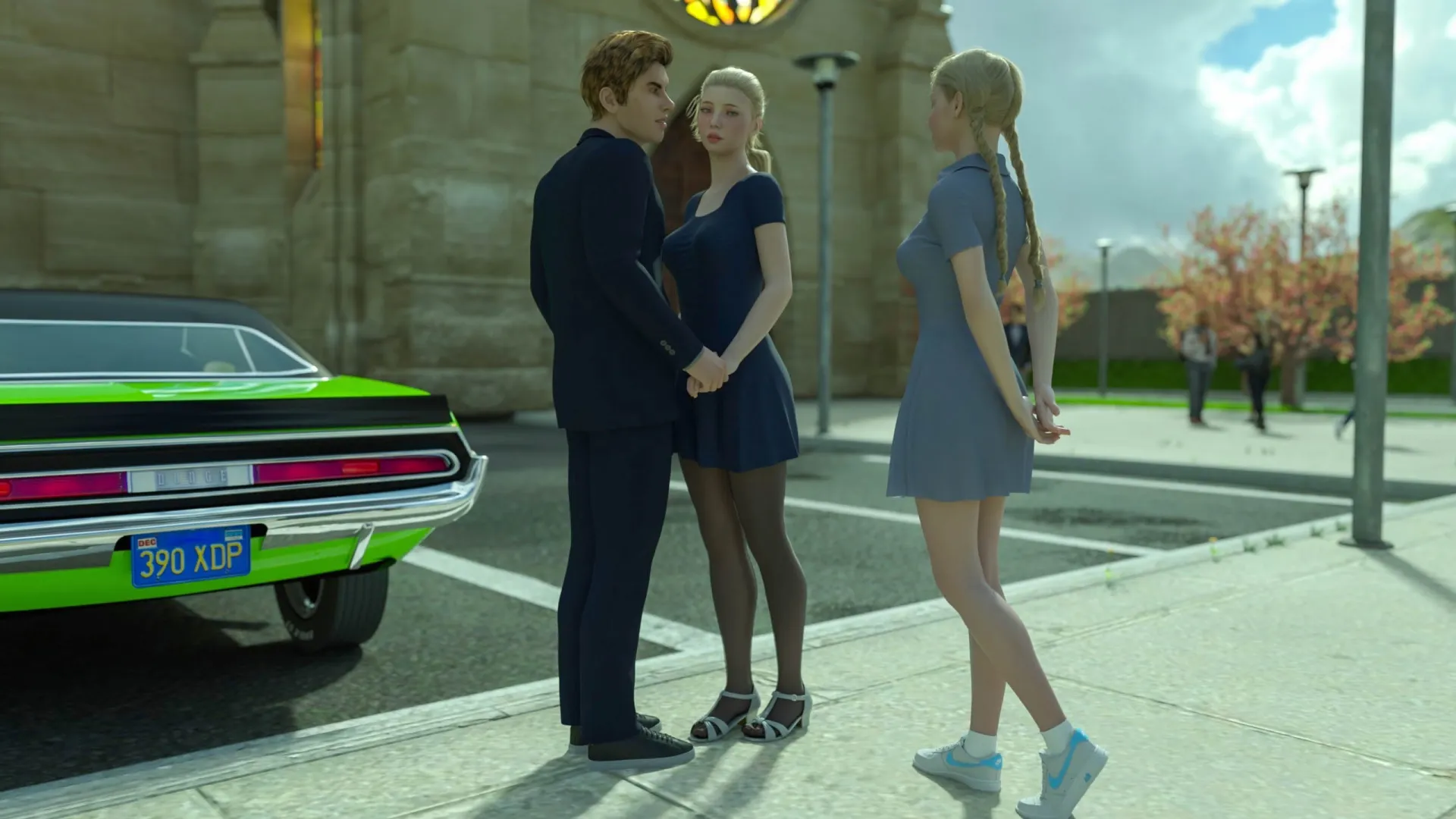 Blacked Tiffany gameplay screenshot 1 (Ren'Py adult game) by R1k0 – free download