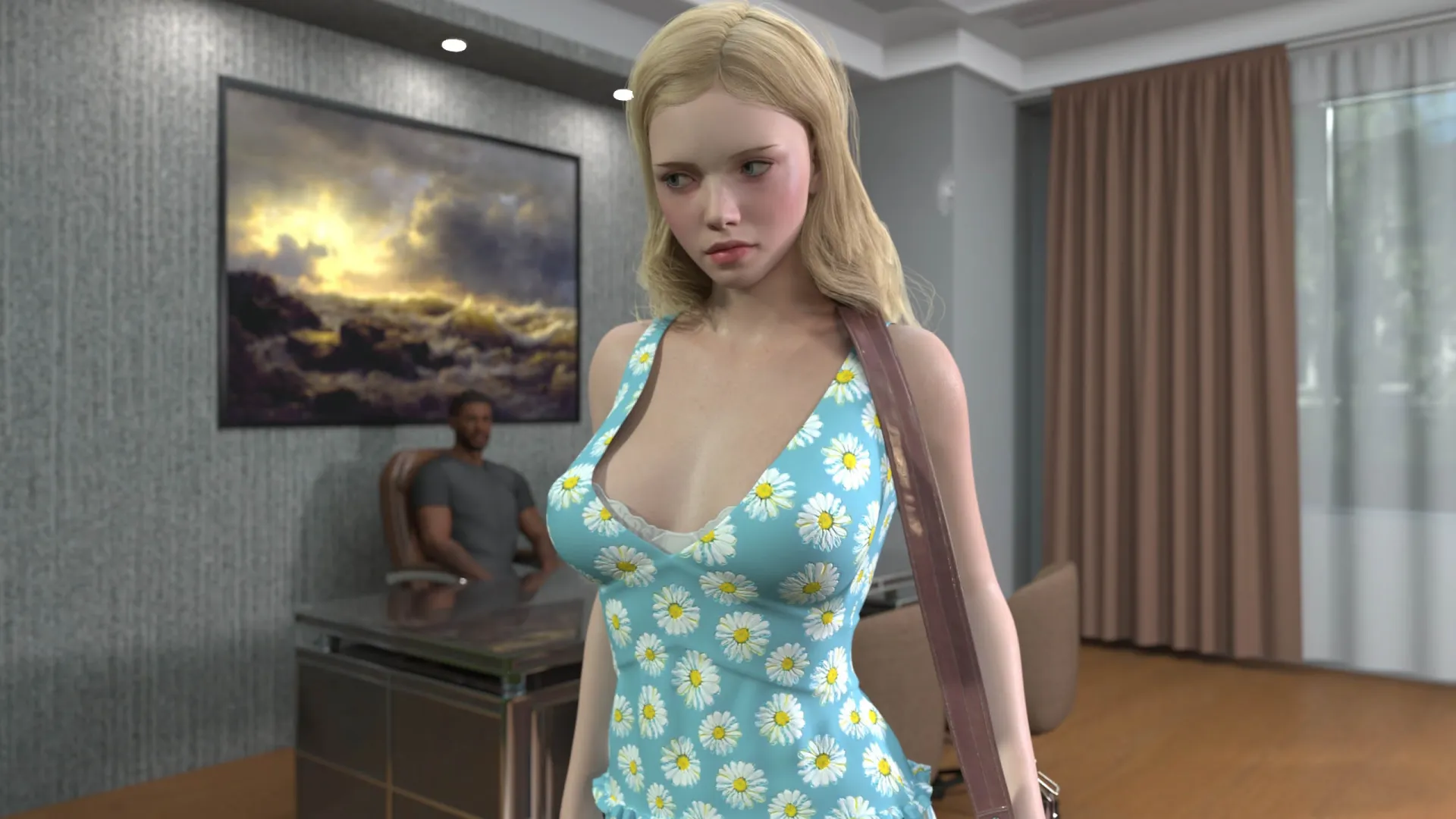 Blacked Tiffany gameplay screenshot 3 (Ren'Py adult game) by R1k0 – free download