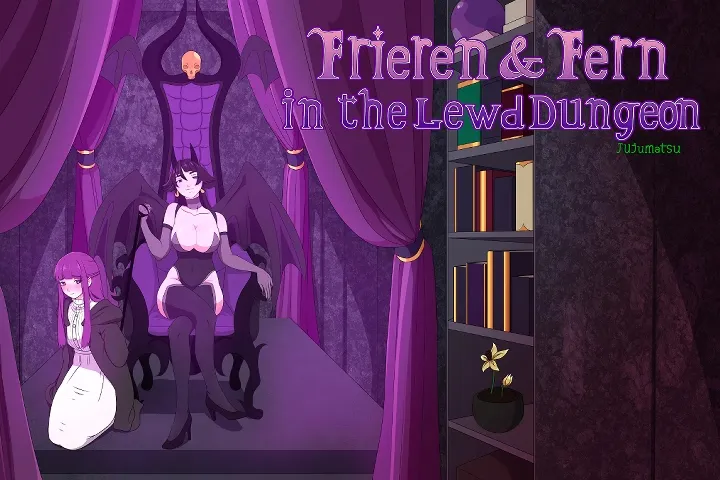 Frieren and Fern in the Lewd Dungeon gameplay screenshot 3 (RPGM adult game) by Kazumatsu – free download