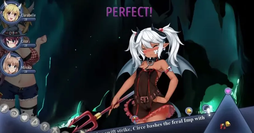 Haremon gameplay screenshot 2 (Others adult game) by TsunAmie – free download