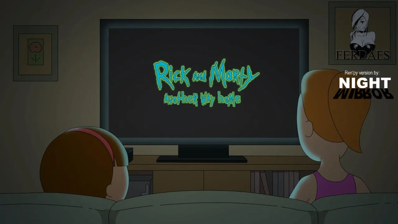 Rick and Morty: Another Way Home gameplay screenshot 1 (Ren'Py adult game) by Ferdafs – free download
