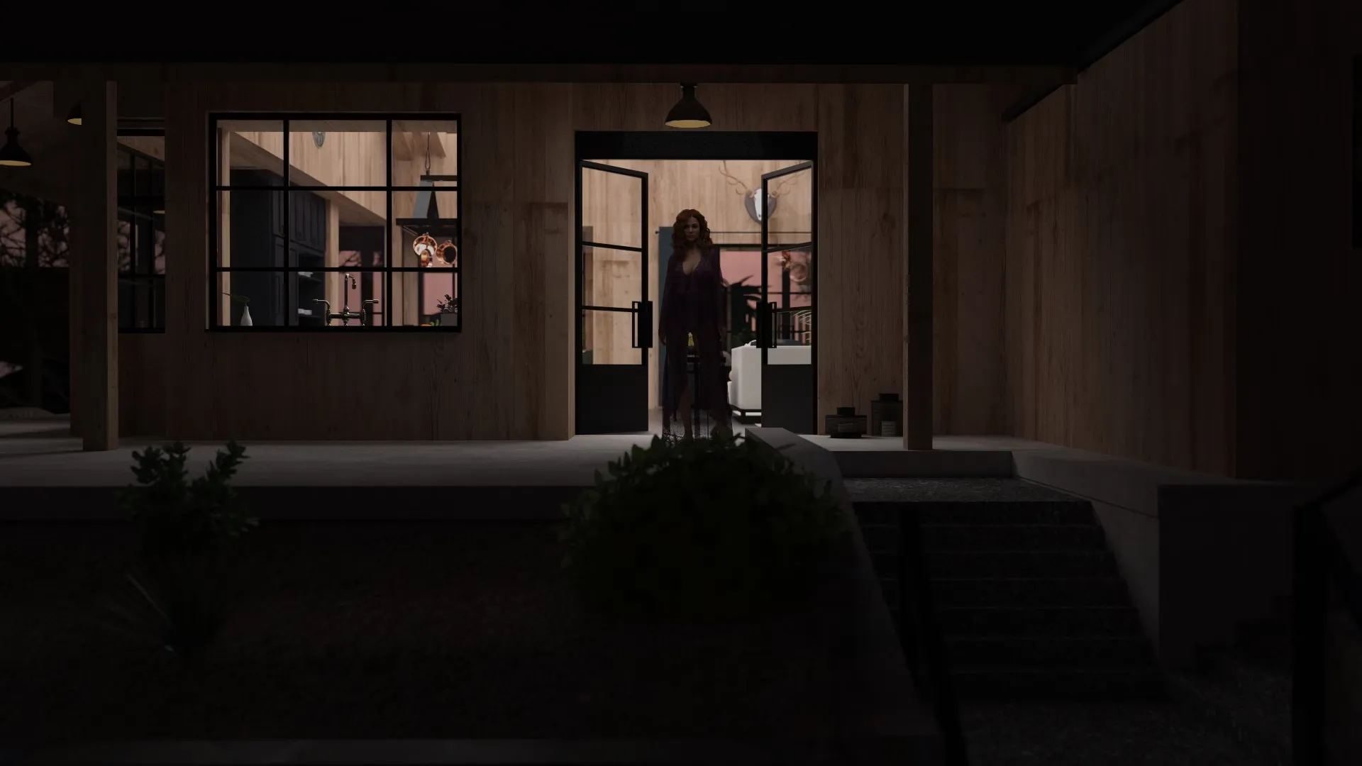 The Cabin – Summer Vacation gameplay screenshot 1 (Ren'Py adult game) by CellStudios – free download