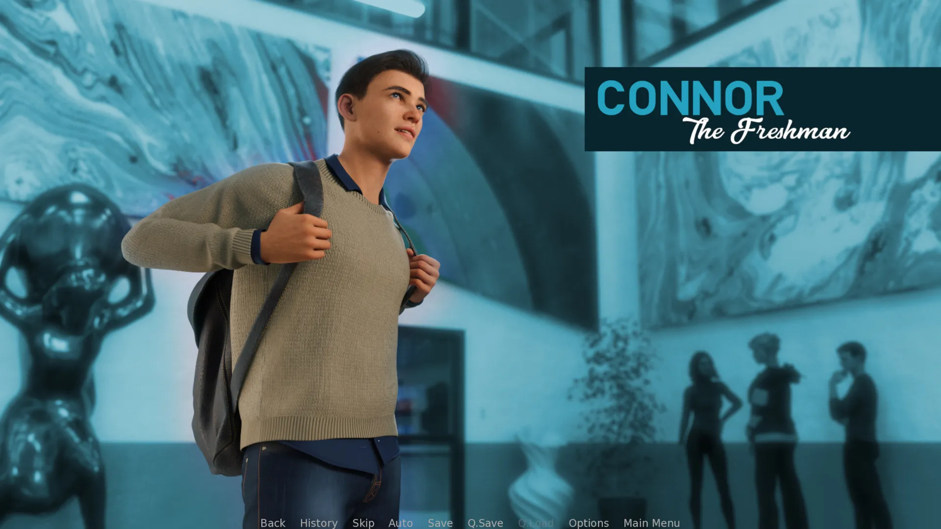 Freshmen: Physical Education gameplay screenshot 1 (Ren'Py adult game) by FreshmenVN – free download