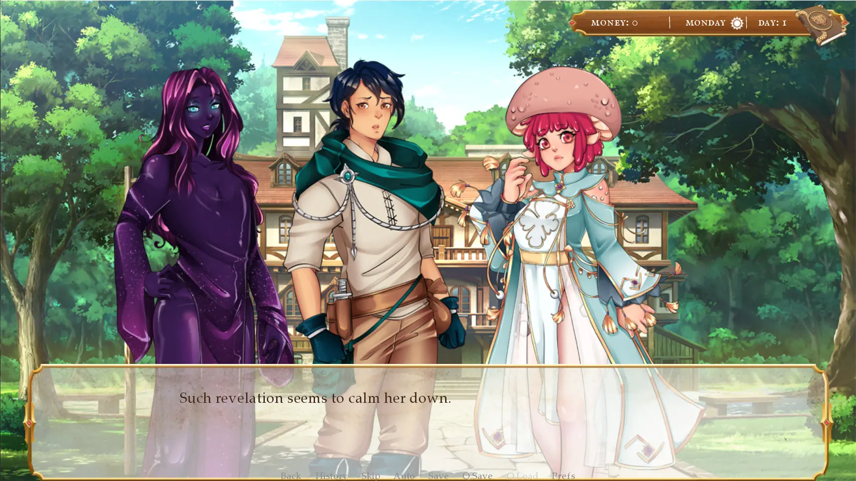 Cross Worlds gameplay screenshot 3 (Ren'Py adult game) by Lustful Entertainment – free download