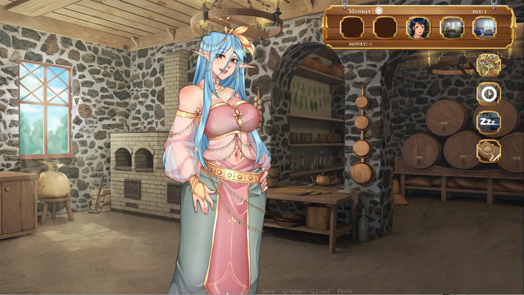Cross Worlds gameplay screenshot 4 (Ren'Py adult game) by Lustful Entertainment – free download