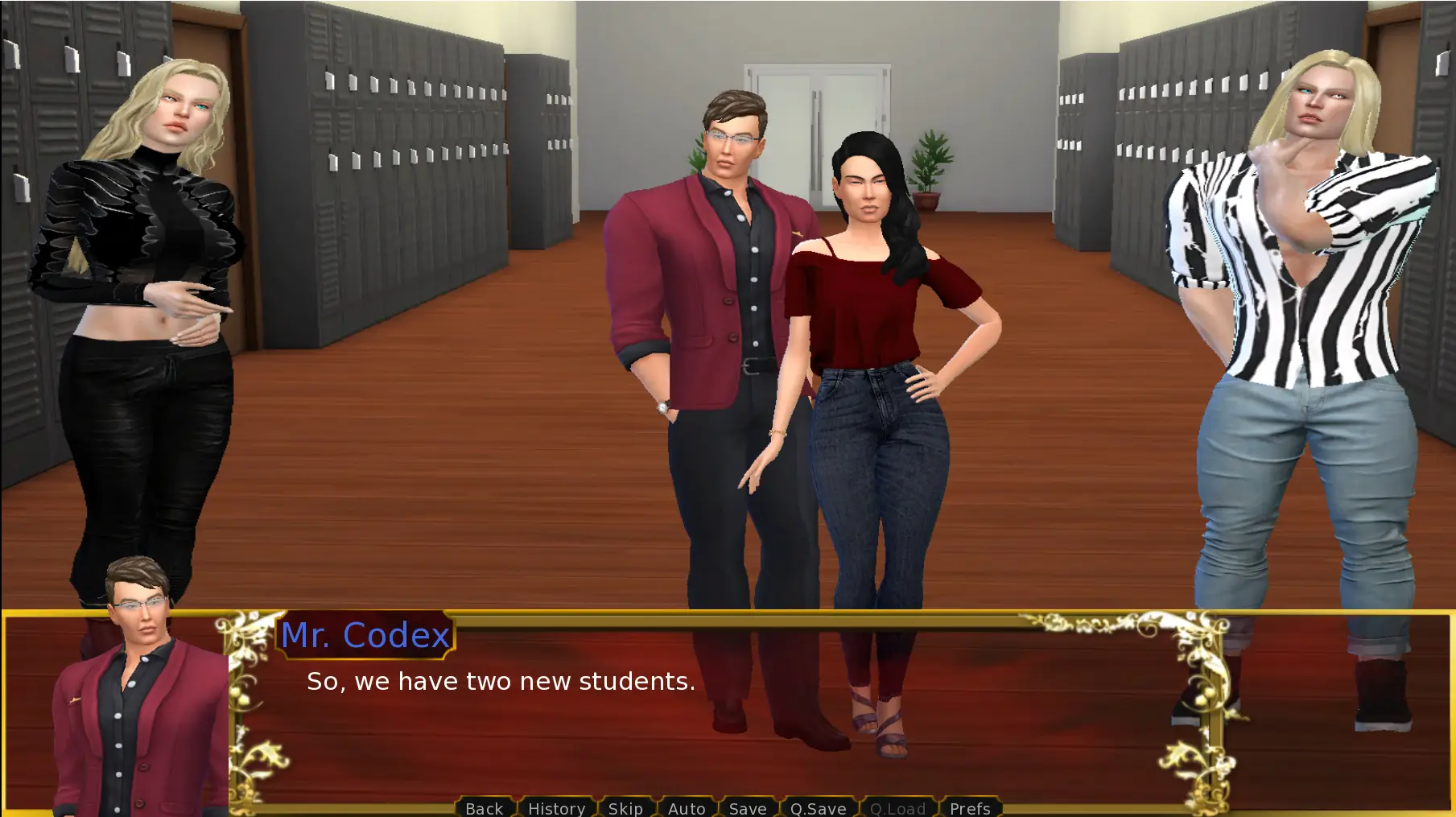 Silver Family gameplay screenshot 2 (Ren'Py adult game) by 88Michele88 – free download