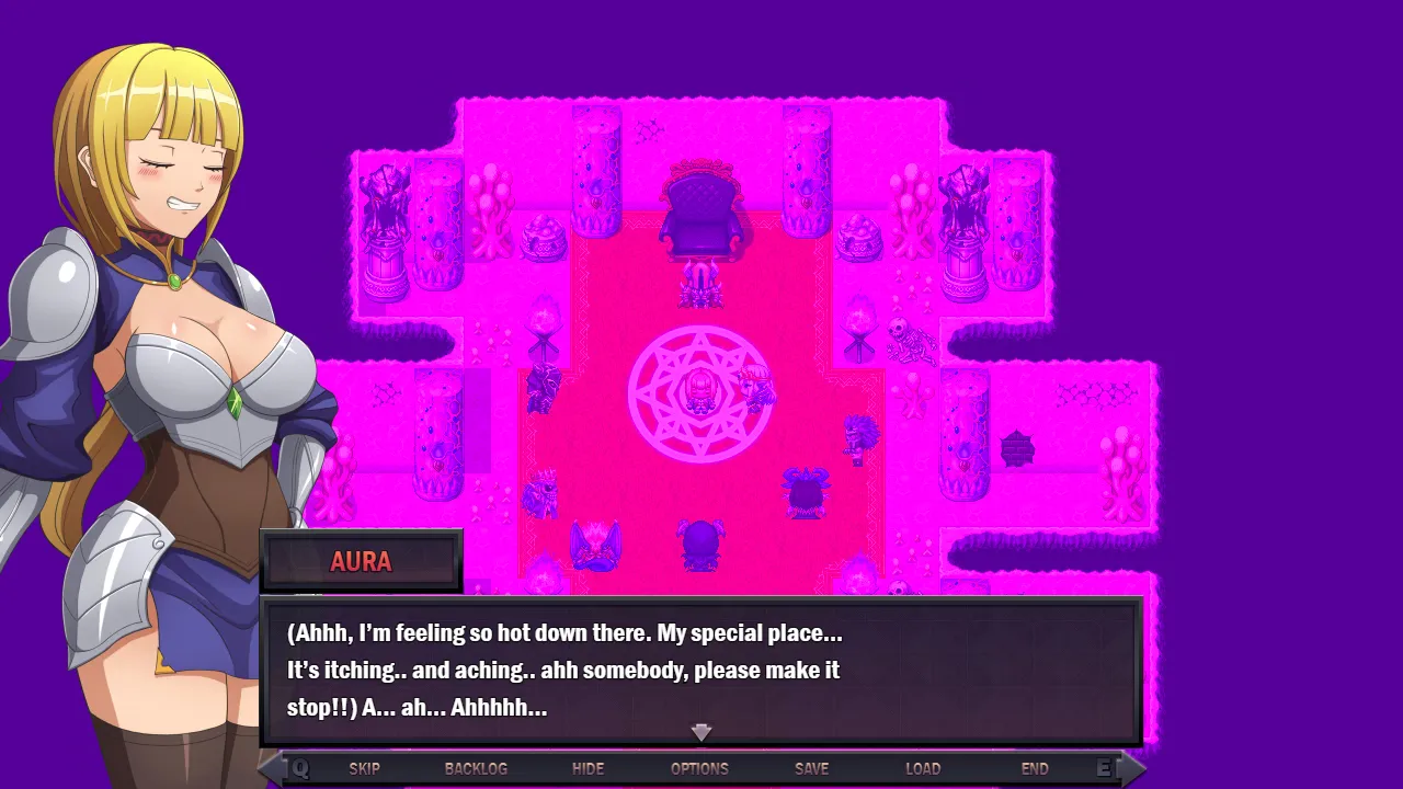 Star Knightess Aura gameplay screenshot 2 (RPGM adult game) by aura-dev – free download
