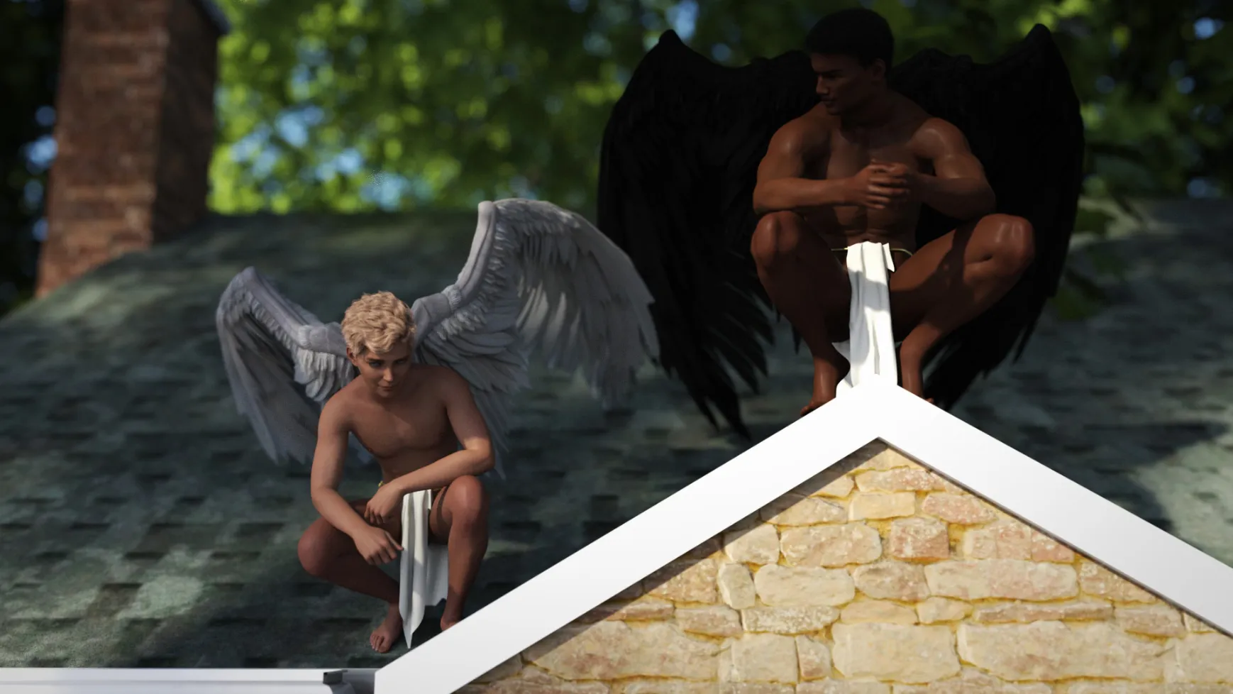 BEngel gameplay screenshot 12 (Ren'Py adult game) by Pridedrawing – free download