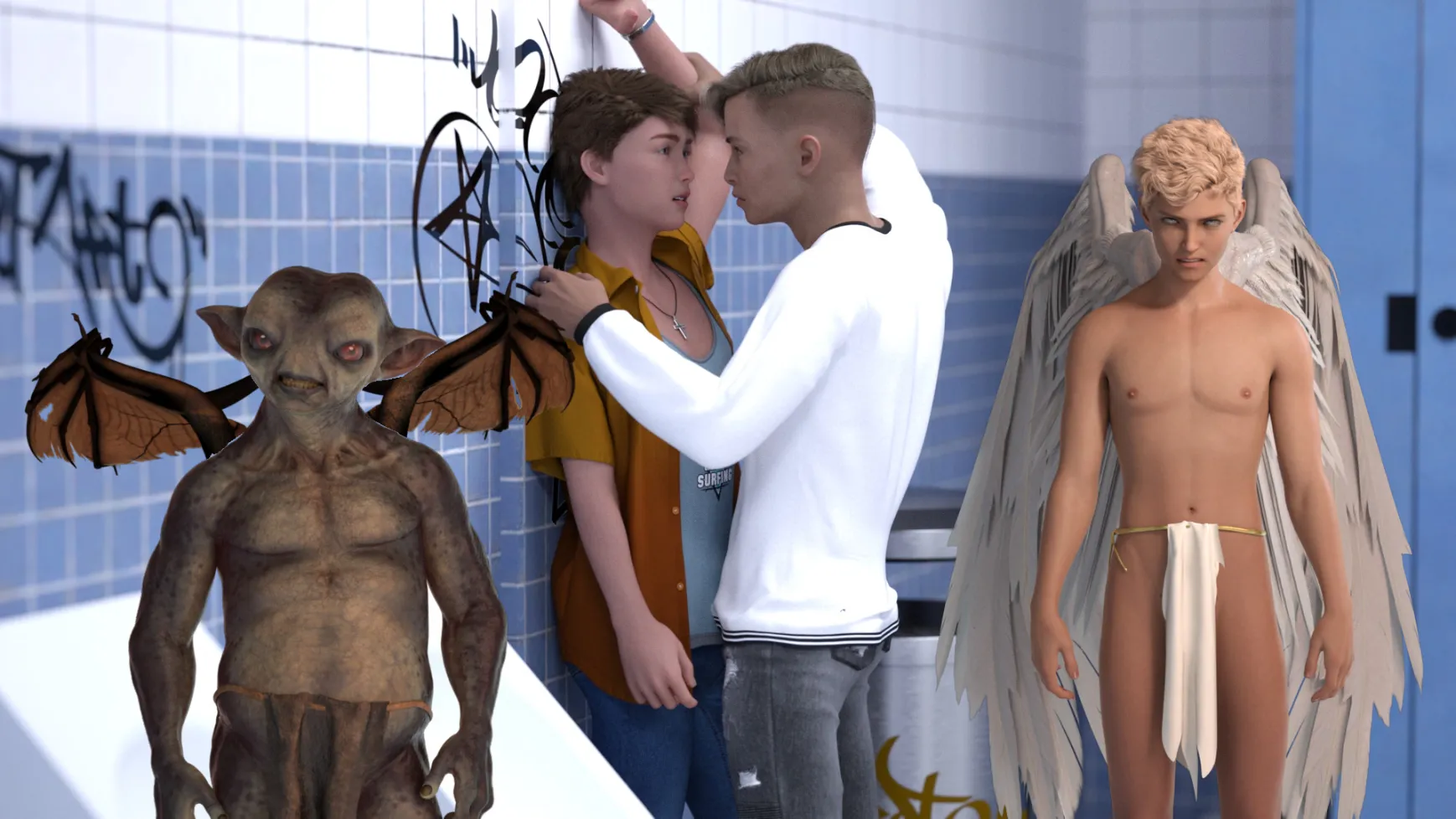 BEngel gameplay screenshot 16 (Ren'Py adult game) by Pridedrawing – free download