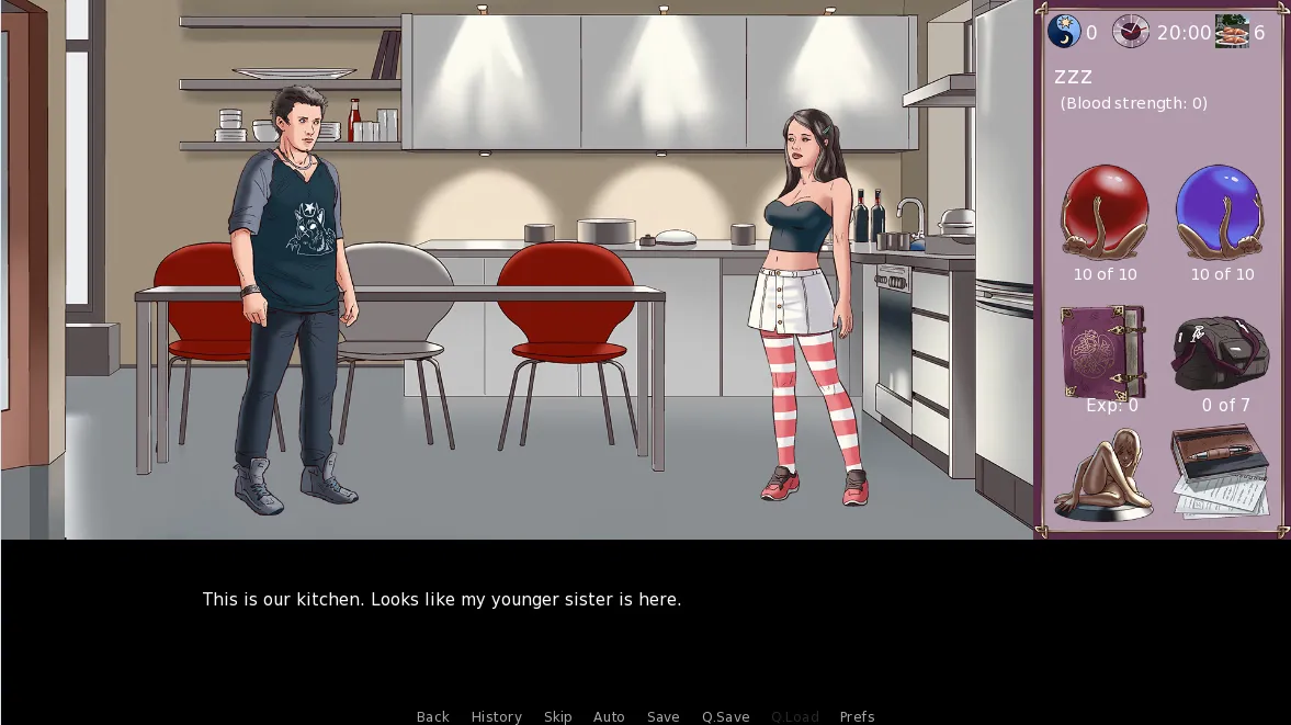 Lust and Power gameplay screenshot 1 (Ren'Py adult game) by Lurking Hedgehog – free download