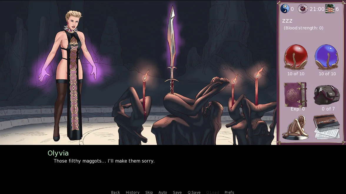 Lust and Power gameplay screenshot 6 (Ren'Py adult game) by Lurking Hedgehog – free download