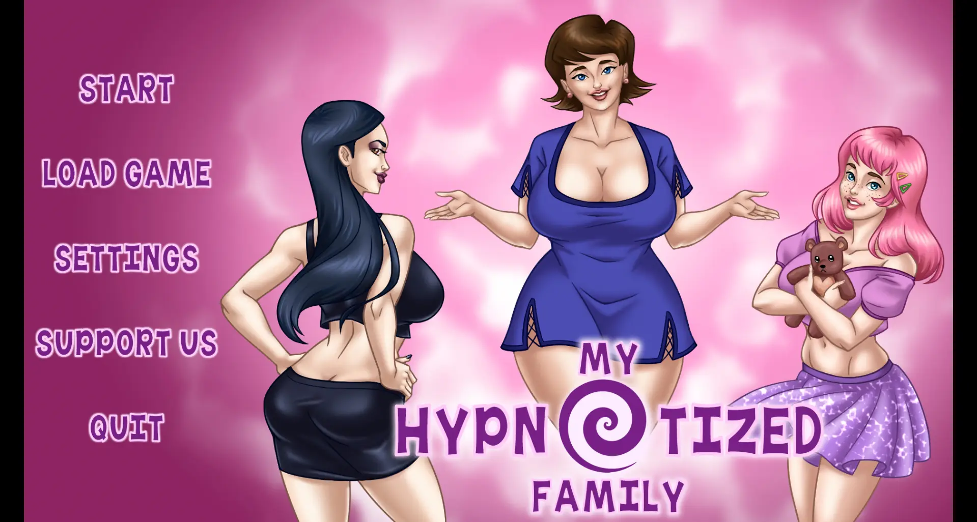 My Hypnotized Family gameplay screenshot 1 (Ren'Py adult game) by The Naughty Three – free download
