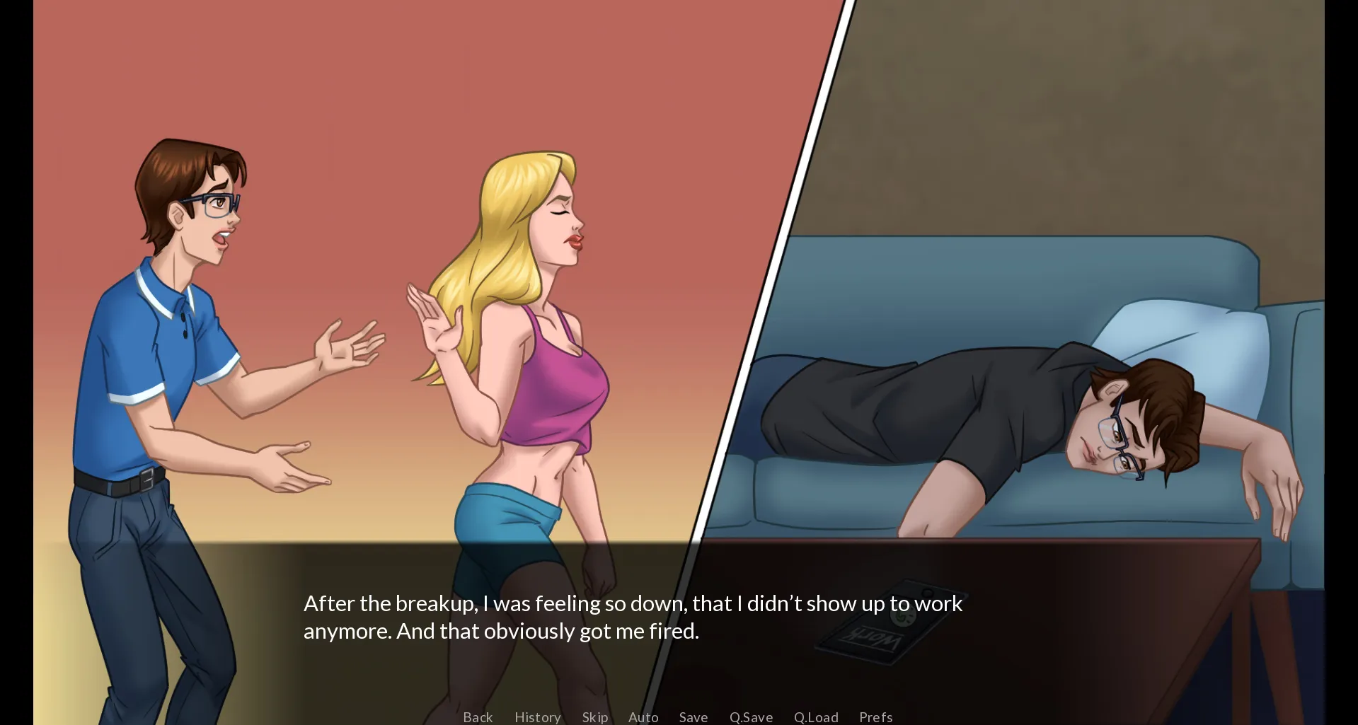 My Hypnotized Family gameplay screenshot 3 (Ren'Py adult game) by The Naughty Three – free download
