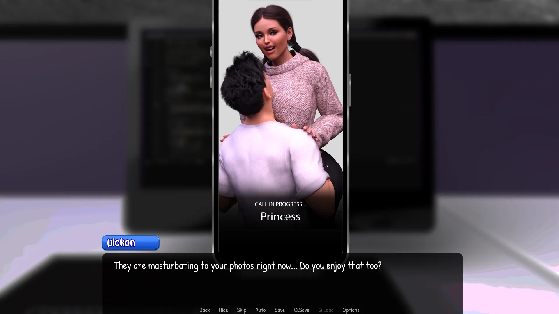 Girlfriend Unfettered gameplay screenshot 6 (Ren'Py adult game) by Ashen Bunny – free download