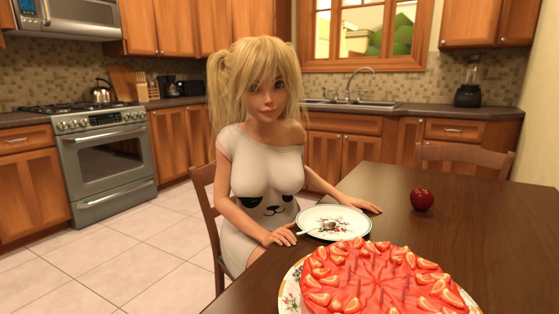 Happy Summer gameplay screenshot 3 (Ren'Py adult game) by Caizer Games – free download