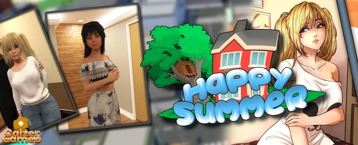Happy Summer cover 1.0 – Ren'Py adult game by Caizer Games free download