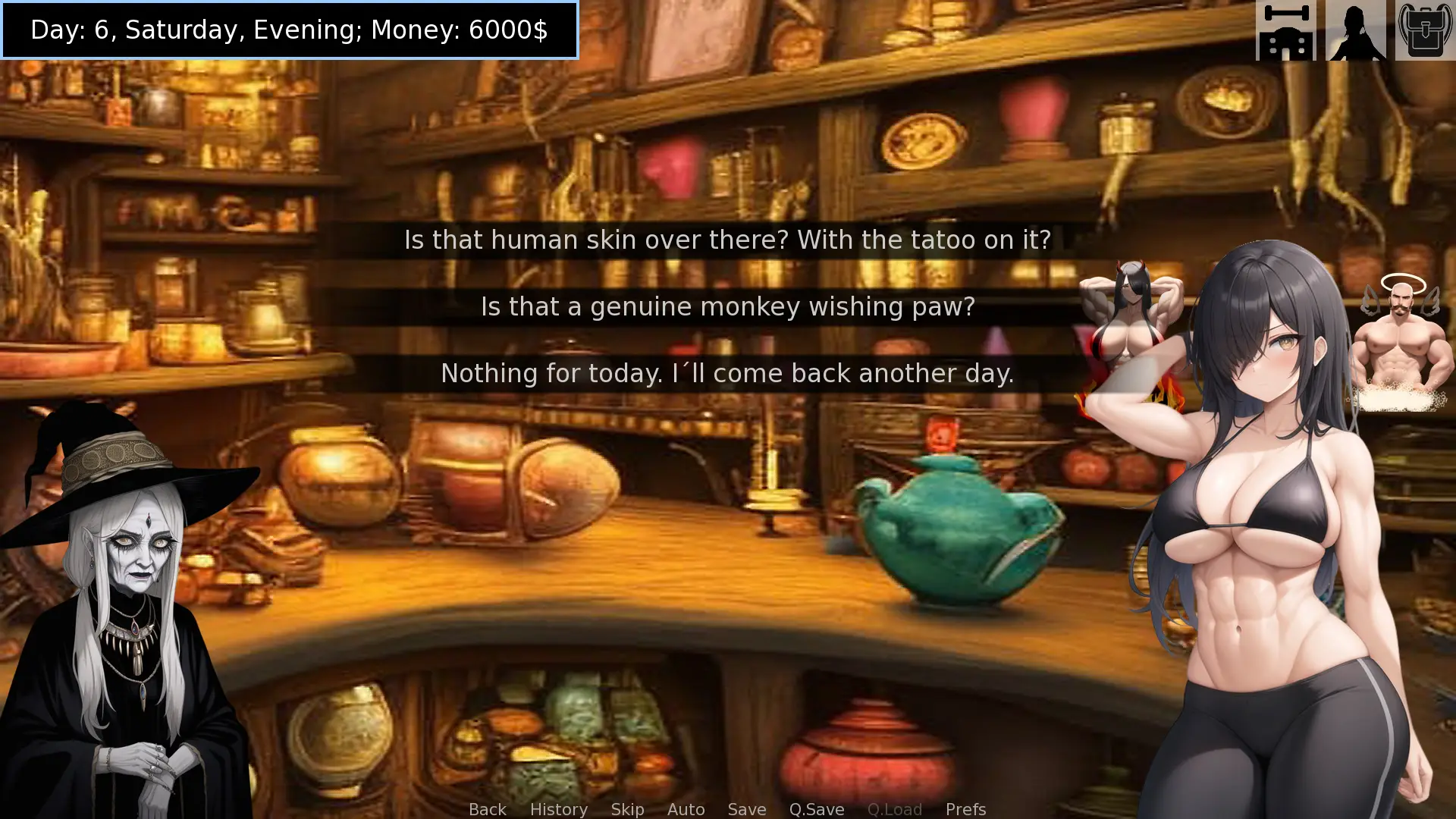 Ginas Gym gameplay screenshot 3 (Ren'Py adult game) by The_Don – free download