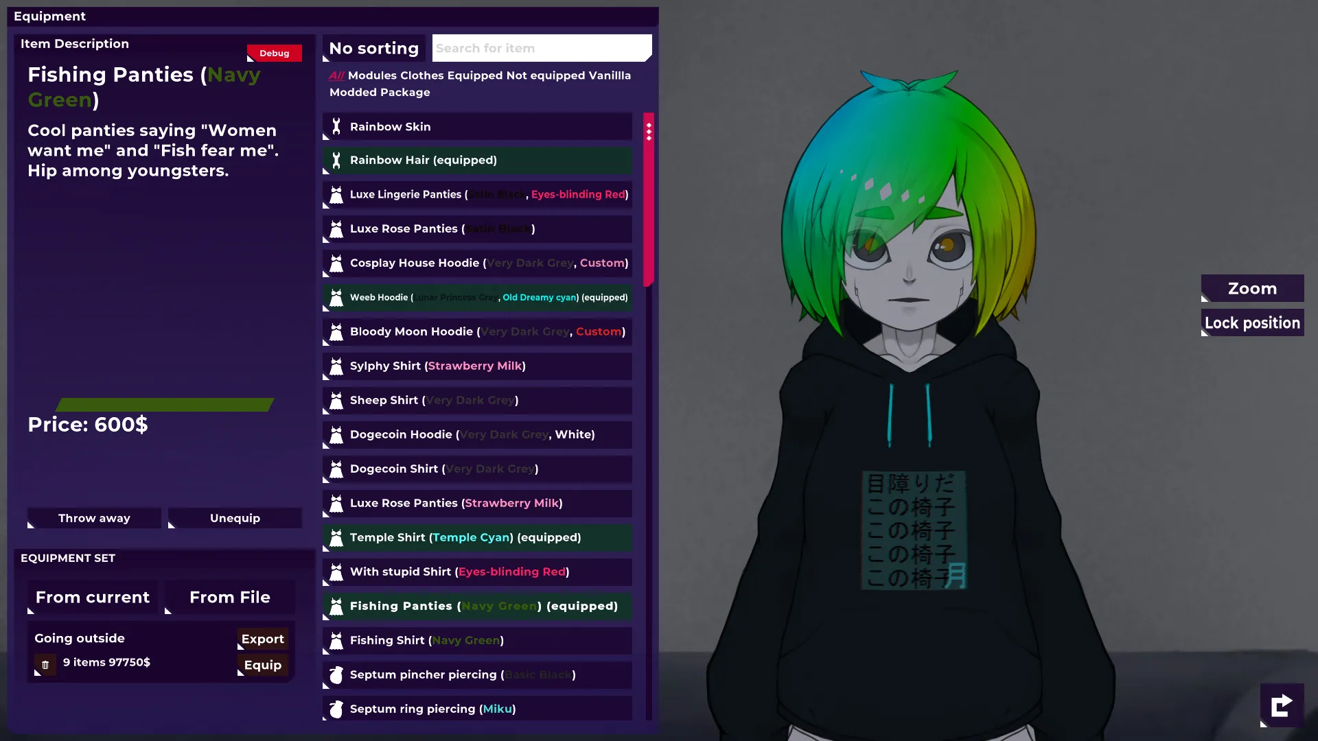!Ω Factorial Omega: My Dystopian Robot Girlfriend gameplay screenshot 7 (Ren'Py adult game) by Incontinent Cell – free download