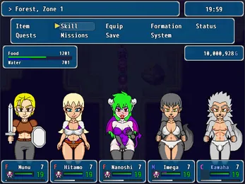 Descendants of the Forest gameplay screenshot 4 (RPGM adult game) by Eropixel – free download