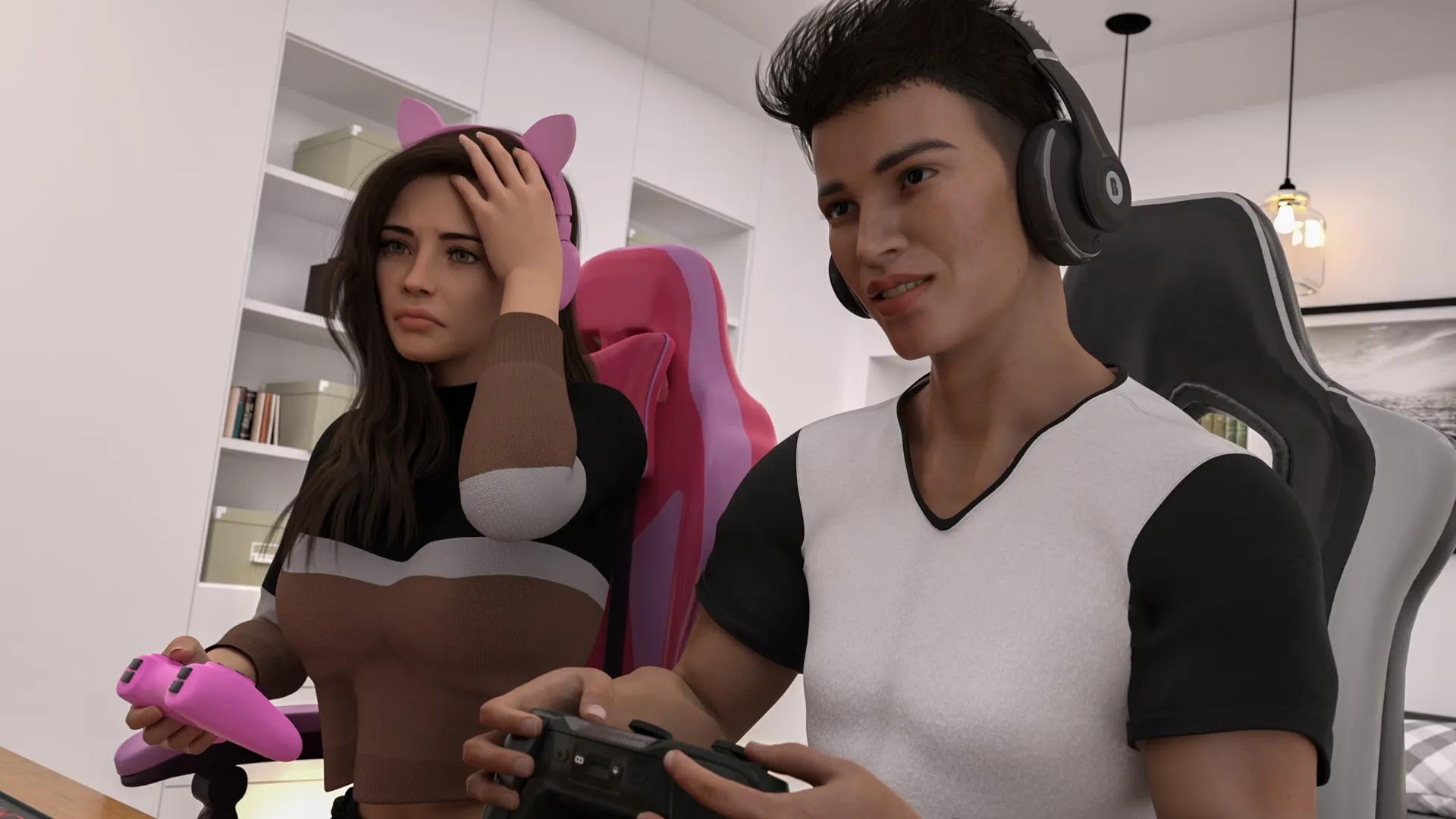 Steps of Debauchery gameplay screenshot 7 (Ren'Py adult game) by Fooxied – free download